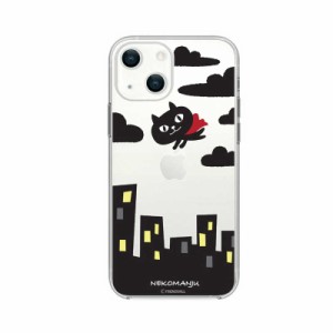 ROA　iPhone 13 2眼 ネコマンジュウクリアケース 赤いマント abbi FRIENDS　ABF21736I13