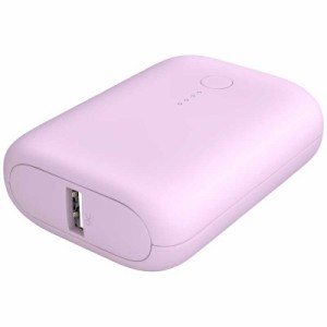 MOTTERU　モバイルバッテリー MOTTERU ペールアイリス  [10000mAh/ PD20W /2ポート /充電タイプ]　MOT-MB10001Z-PU