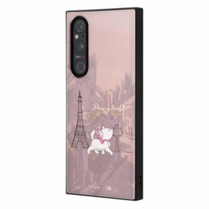 INGREM　Xperia 1 V  『ディズニーキャラクター』耐衝撃ハイブリッドケース KAKU / おしゃれキャット 名作 イングレム　IQDXP1M5K3TBMA1