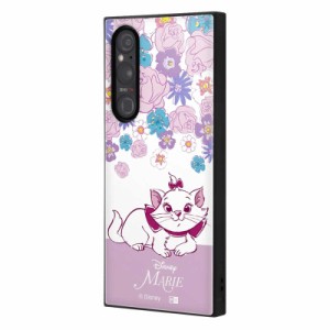 INGREM　Xperia 1 V 『ディズニーキャラクター』耐衝撃ハイブリッドケース マリー フラワー　IQDXP1M5K3TBMA2