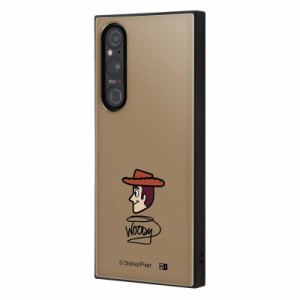 INGREM　Xperia 1 V 『ピクサーキャラクター』耐衝撃ハイブリッドケース ウッディ 横顔　IQDXP1M5K3TBTY8