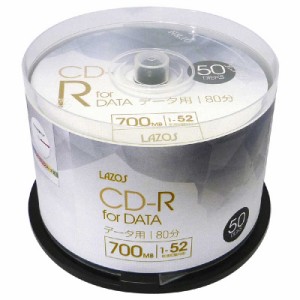 リーダーメディアテクノ　データ用CD-R LAZOS 1-52倍速　LCD50P