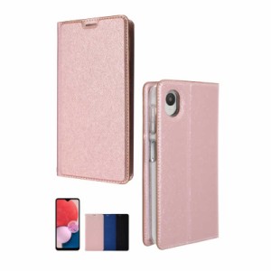 SHIZUKAWILL　Galaxy A23 5G docomo SC-56C au SCG18 UQ mobile 手帳型 スリムケース スマホケース Rose Pink　SAGAA23SLROPI