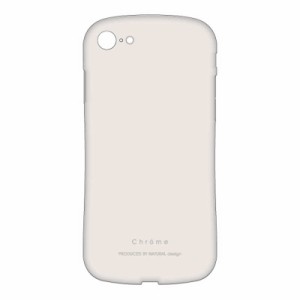 ナチュラルデザイン　iPhone SE 第2世代 /iPhone8/7手帳型ケース Chrome Ivory　iP7-CH01