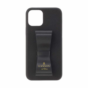 ランバン　iPhone 13 Pro Max [ Black ] LANVIN en Bleu　LBSRBLKWPIP2167