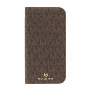 マイケルコース　Case Edge Corting with Tassel Charm for iPhone 2021(6.7inch) [ Brown/Camel ]　MKECBCMFLIP2167