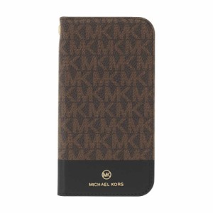 マイケルコース　Case Bicolor with Tassel Charm for iPhone 2021(6.7inch) [ Brown/Black ]　MKBCBBLFLIP2167