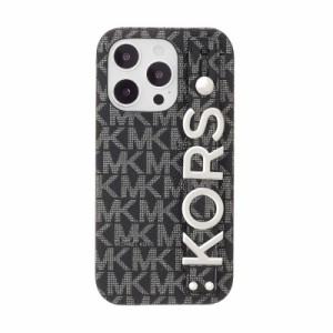 マイケルコース　MICHAEL KORS - Slim Wrap Case Stand ＆ Ring for iPhone 14 Pro ［ Black ］　MKBLKWPIP2261P