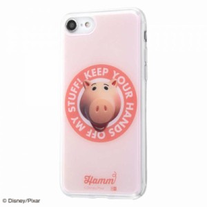 INGREM　iPhone SE 第2世代 /iPhone 8/iPhone 7 TPUケース+背面パネル トイ・ストーリー ハム/Piggy bank　IJ-DP7TP/TY027