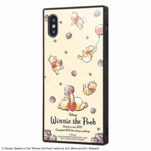 INGREM　iPhone XS/X『ディズニーキャラクター』 耐衝撃ガラスケース KAKU　IQ-DP20K1B/PO003