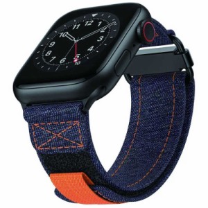 アローン　AppleWatch41/40/38 ファブリックバンドデニム　GRK-WS17DN