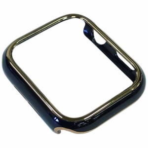 アローン　AppleWatch41mm 側面保護光沢ケース ブラック　GRK-WS31BK