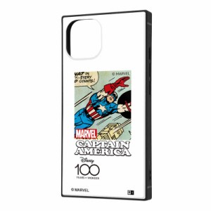 INGREM　iPhone 14 /13『ディズニー 100周年限定デザイン』ハイブリッドケース 100周年 キャプテン・アメリカ　IQDMP36K3TBDNM2