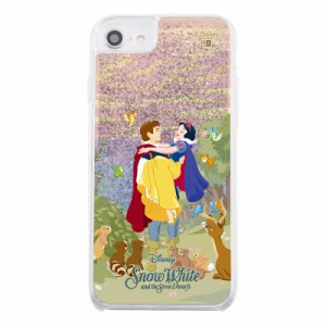 INGREM　iPhone SE(第3/2世代)/8 /7『ディズニー』ラメ グリッターケース 白雪姫 目覚めのシーン　IJDP76LG1SSW2