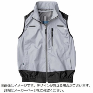 空調服　空調服　遮熱フルハーネス空調ベスト　シルバー　M 　KU92120K30S2