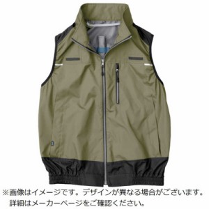 空調服　空調服　遮熱フルハーネス空調ベスト　カーキグリーン　3L 　KU92120G60S5