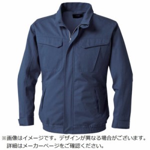 空調服　空調服　空調服　難燃長袖ブルゾン　ネイビー 　KU92240N80S6