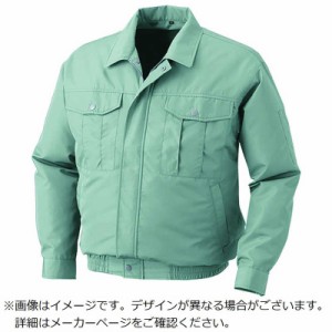 空調服　空調服　ポリエステル製ワーク空調服　ウェアのみ　モスグリーン　M 　KU90540C07S2