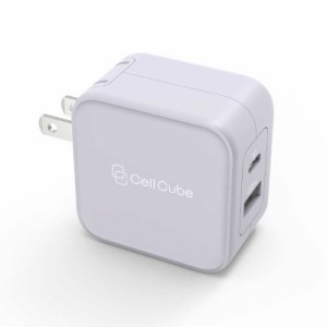 ファンマックスジャパン　Cell Cube 2ポートUSB-C Fast Charger (PD20w+12w)-LP Cell Cube (セルキューブ) [2ポート]　CCAC07LP