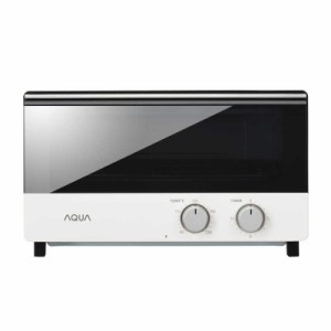 アクア　AQUA　オーブントースター 1200W/食パン２枚 ホワイト　AQT-WA11P-W