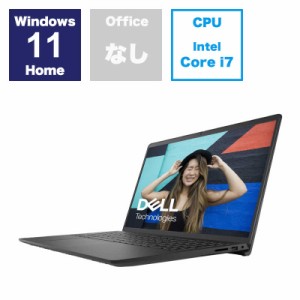 DELL　デル　ノートパソコン ［15.6型 /Windows11 Home /intel Core i7 /メモリ：16GB /SSD：512GB］ カーボンブラック　NI375-EHLBC