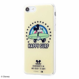INGREM　iPhone SE(第3/2世代)/iPhone 8/ 7 TPUケース+背面パネル ミッキーマウス/Happy Surf　IJDP7TPMK029