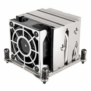 SILVERSTONE　CPUクーラー 60mmファン ［LGA2011/2066 Square ＆ Narrow］ シルバー＋ブラック　SST-XE02-2066S