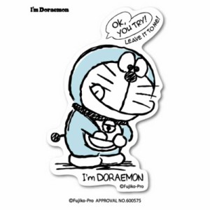 ゼネラルステッカー　ダイカット透明ステッカー Im Doraemon シンプル5　LCS-738