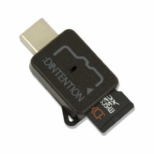 DADANDALL　カード リーダー ライター USB2.0対応 microSD DINTENTION ブラック (USB2.0/スマホ タブレット対応)　DDSDRW003CBK