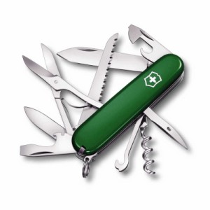 三金商事　(限定カラー)VICTORINOX ハントマン GN グリーン 防災グッズ 防災用品 避難グッズ レジャー アウトドア ナイフ キャンプ 　VX-