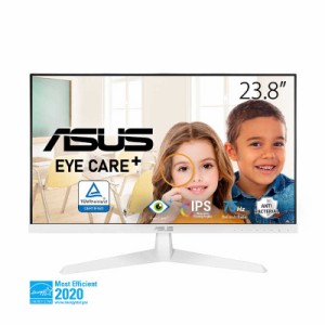 ASUS エイスース　液晶ディスプレイ Eye Care ［23.8型 /フルHD(1920×1080) /ワイド］ White　VY249HE-W