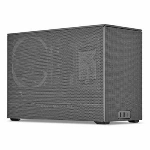 SUNNYSIDEUP　PCケース［Mini-ITX /Mini-DTX］MESHROOM D フォッシルグレイ　SSU-MESH-D-GY