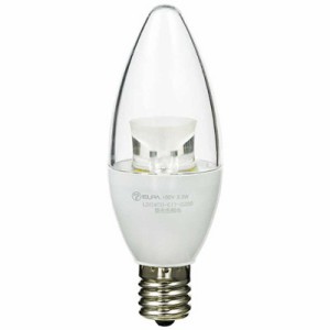 ELPA　LED電球 シャンデリア球形[E17/昼光色/310ルーメン]　LDC4CD-E17-G350