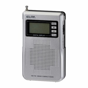 ELPA　ポータブルラジオ ワイドFM対応　ER-C68FL