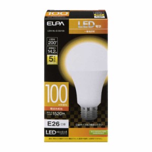 ELPA　LED電球 A形タイプ 100W相当　LDA14L-G-G5106