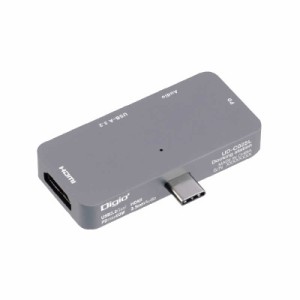 ナカバヤシ　Type-C ドッキングステーション(3.5mm 4極付き) [USB Power Delivery対応]　UDC02GY