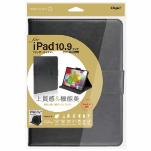 ナカバヤシ　iPad10.9インチ(2022)用 PUレザージャケット　TBCIP2208BK