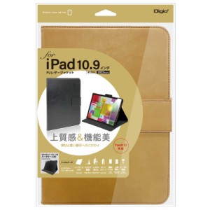 ナカバヤシ　iPad10.9インチ(2022)用 PUレザージャケット　TBCIP2208CA