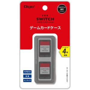 ナカバヤシ　SWITCH用 ゲームカードケース4枚収納 ブラック　MCC-SWI03BK[Switch]