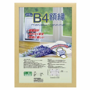 ナカバヤシ　樹脂製賞状額 木地 B4　フKWP56