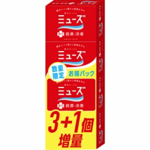 レキットベンキーザージャパン　ミューズ 石鹸 レギュラー 3+1個　