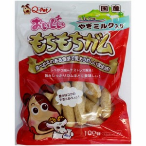 九州ペット　おいしいもちもちガム ミルク味やぎミルク入り 100g　