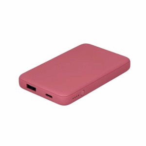 OWLTECH　モバイルバッテリー ワインレッド [5000mAh /2ポート /充電タイプ]　OWL-LPB5012-RWR