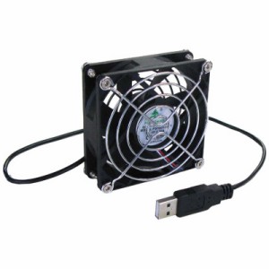 タイムリー　〔USB扇風機〕 BIGFAN80U for Men ブラック　BIGFAN80UFORMEN