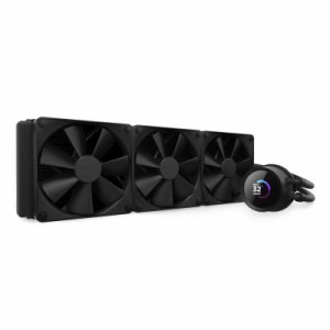 NZXT　水冷CPUクーラー KRAKEN360 ブラック [ 120mmファンx3 / 1.54液晶ヘッド ] ブラック　RL-KN360-B1