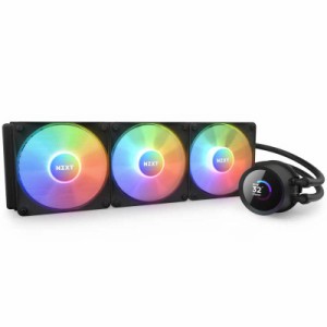 NZXT　水冷CPUクーラー KRAKEN360RGB ブラック [ 120mmRGBファンx3 / 1.54液晶ヘッド ] ブラック　RL-KR360-B1