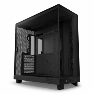 NZXT　PCケース［ATX /Micro ATX /Mini-ITX］H6 Flow ブラック　CC-H61FB-01