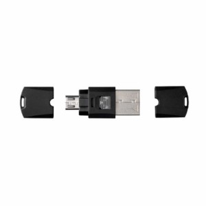 BUFFALO　スマートフォン/タブレット/PC用microSD専用カードリーダー/ライター フ　BSCRUM04BK