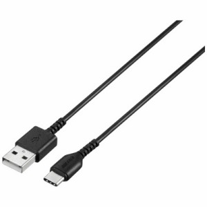 BUFFALO　1m[USB-C ⇔ USB-A]2.0ケーブル 充電･転送 ブラック 　BSMPCAC210BK