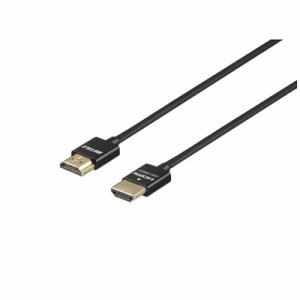 BUFFALO　HDMIケーブル BSHD3Sシリーズ ブラック [3m /HDMI⇔HDMI /スリムタイプ /4K対応]　BSHD3S30BK